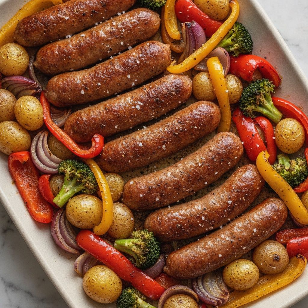 Sheet Pan Italian Sausage & Roasted Vegetables