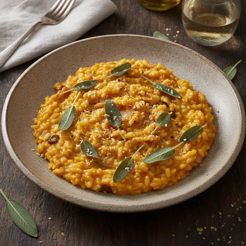 Risotto Cremoso di Zucca e Salvia
